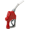Husky 1A Light Duty Diesel Nozzle w/3-Notch Hold Open Clip & Metal Hand Guard - 696103N-02