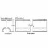 Hubbell F-HT10 10 Ft. Aluminum T-Track Rail Section For Festoon Systems