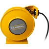 Hubbell ACA12335-SR20 Industrial Duty Cord Reel with Single Outlet - 12/3c  x 35', 20A, Aluminum