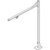 Hubbell W3S-030400 Jib Boom Kit-30 Lb. Cap. 3 Ft. Swing Boom on 4 Ft. Column