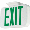 Hubbell CEG LED Exit Sign, White, Green Letters w/ Ni-Cad Battery