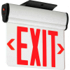 Hubbell CELS1RNE LED Edge-Lit Exit, Single-Face, Red Letters, Surface Mount, w/Battery Back-up