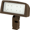 Hubbell FLL-150-4K-U-K Architectural LED Large Flood, 150W, 14000L,4000K,Glass,Knuckle Mount,Bronze