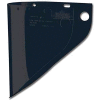 Honeywell Fibre-Metal® Green Shade 5 Propionate Ext. View Faceshield, 9-3/4" X 19" X .06"T
