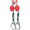 Miller® Twin Turbo™ G2 6'L Fall Protection System, Steel Rebar Hooks, MFLC-4-Z7/6FT