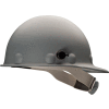 Honeywell Fibre-Metal® Cap Style P2 Hard Hat, Gray, 8pt-Ratchet Suspension, Fiberglass