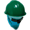 ComfitWear® Hard Hat With Ratchet Nape Strap, Polyethylene, Green - Pkg Qty 20