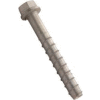 1/4" x 3" Mechanical POWER-Skru™ Anchor - Hex Flange Head - Steel - Galvanized - Pkg of 100