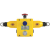 IDEM 141002B GLHD Rope Pull Switch W/E Stops/LED, 4NC 2NO, 110/120v, 1/2NPT, Die Cast