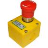 IDEM 230001 ES-P E-Stop Switch Knockout, 1/2NPT, 2NC 1NO, M20, Die Cast
