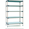 MetroMax 4 5-Tier Starter Unit with Solid Bottom Shelf - 24"W x 18"D x 74"H
