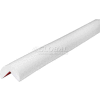 Knuffi 90-Degree Corner Bumper Guard, Type A, 196-3/4"L x 1-9/16"W, White, 60-6700-1