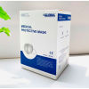 Flat Fold Disposable Medical Protective Mask, Individually Wrapped, White, 20/Box
