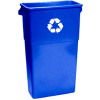 Impact® Thin Bin Recycle Container w/Recycle Logo - Blue, 7023-11R - Pkg Qty 4