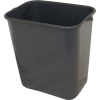 Impact Pinch'M Rectangular Soft-Sided Plastic Wastebasket-28 Qt., Gray, 7702-3 - Pkg Qty 24