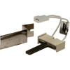 Hot Surface Furnace Ignitor w/ Mounting Adaptors, 4-1/2" Lead Wire Length