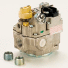 Gas Valve - 1/2" Inlet, Straight-Thru Side Outlets, 3.5" W.C. Nat. Gas