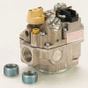 Gas Valve - 3/4" Inlet, Straight-Thru Side Outlets, 3.5" W.C. Nat. Gas