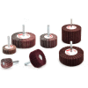 Superior Abrasives 10472 Duplex Wheel 1/4" Mandrel 3" Aluminum Oxide Very Fine - Pkg Qty 5