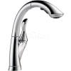 Delta 4153-DST, Linden Single Handle Water-Efficient Pull-Out Kitchen Faucet, Chrome