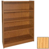 48" Adjustable Bookcase - 36"W x 11-7/8"D x 47-1/8"H Natural Oak