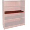 Extra Shelf - 34-1/2"W x 11-1/2"D x 3/4" Thick for Adj. Bookcase Mahogany