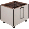 Book Drop Cart - 26-1/8"W x 24-3/8"D x 24-3/8"H Gray