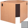 39" Radius Corner Connector - 51-3/8"W x 36-3/8"D x 39-1/4"H Gray