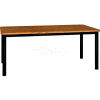 Rectangle Library Table - 72"W x 36"D x 29"H Oak