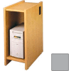 Lab Workstation CPU Shelf - 12-5/8"W x 23-7/8"D x 30"H Gray