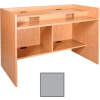 60" x 32" Patron Access Station - 60"W x 30"D x 39-1/8"H Gray