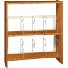 42" Picture Book Shelving Base - 37"W x 12-1/2"D x 40-7/8"H Oiled Cherry