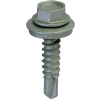 ITW Teks Roofing Screw - #12 x 1" - Hex Washer Head - Drill Point - 21418