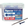 ITW Tapcon Concrete Anchor - 3/16 x 1-1/4" - Phillips Flat Head - Pkg of 225 - 24550