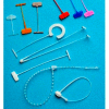 #8203 2 inch Long General Purpose Polypropylene Tagging Hook Up 5000 per box