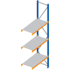 Interlake Mecalux Bulk Rack Add-On w/ Steel Decking, 60"W x 24"D x 144"H