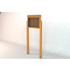 Frog Furnishings Medium Message Center, Recycled Plastic, Two Sides, Two Posts, Cedar, 36"W x 26"H