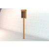 Frog Furnishings Small Message Center, Recycled Plastic, One Side, One Posts, Cedar, 26"W x 20"H