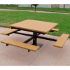 Frog Furnishings Recycled Plastic 4 ft. T-Table, Cedar