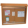 Frog Furnishings Small Message Center, Recycled Plastic, One Side, No Posts, Cedar, 26"W x 20"H
