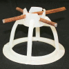 Lotel™ Mesh-Ups Concrete Reinforcing Chairs, 3" Mesh Up For #0 Gauge Wire, 100 Qty