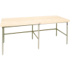 John Boos Bakery Production Table Frame - NSF Approved Galvanized Legs 96"W x 36"D