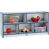 Jonti-Craft® Toddler Mobile Single, 48"W x 15"D x 24-1/2"H, Gray Laminate, Black Edge