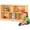 Jonti-Craft® Low Single Mobile Storage Unit, 48"W x 15"D x 29-1/2"H, Birch Plywood