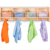 Jonti-Craft® Wall Mount Compartment Locker w/o Trays, 48"W x 15"D x 14-1/2"H, Birch Plywood