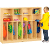 Jonti-Craft® Neat-N-Trim Kid Lockers, 8 Wide, 60"W x 15"D x 50-1/2"H, Birch Plywood