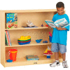Jonti-Craft® Mega Straight-Shelf Mobile Single , 48"W x 15"D x 42"H, Birch Plywood
