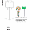 Jet Key Blanks WR5, Brass, Residential, Package Qty 50