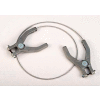 Justrite® 8499 3' Flexible Antistatic Wire - Dual Hand Clamps