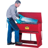 Justrite Floor Standing Rinse Tank, 22-Gallon, Red, 27220